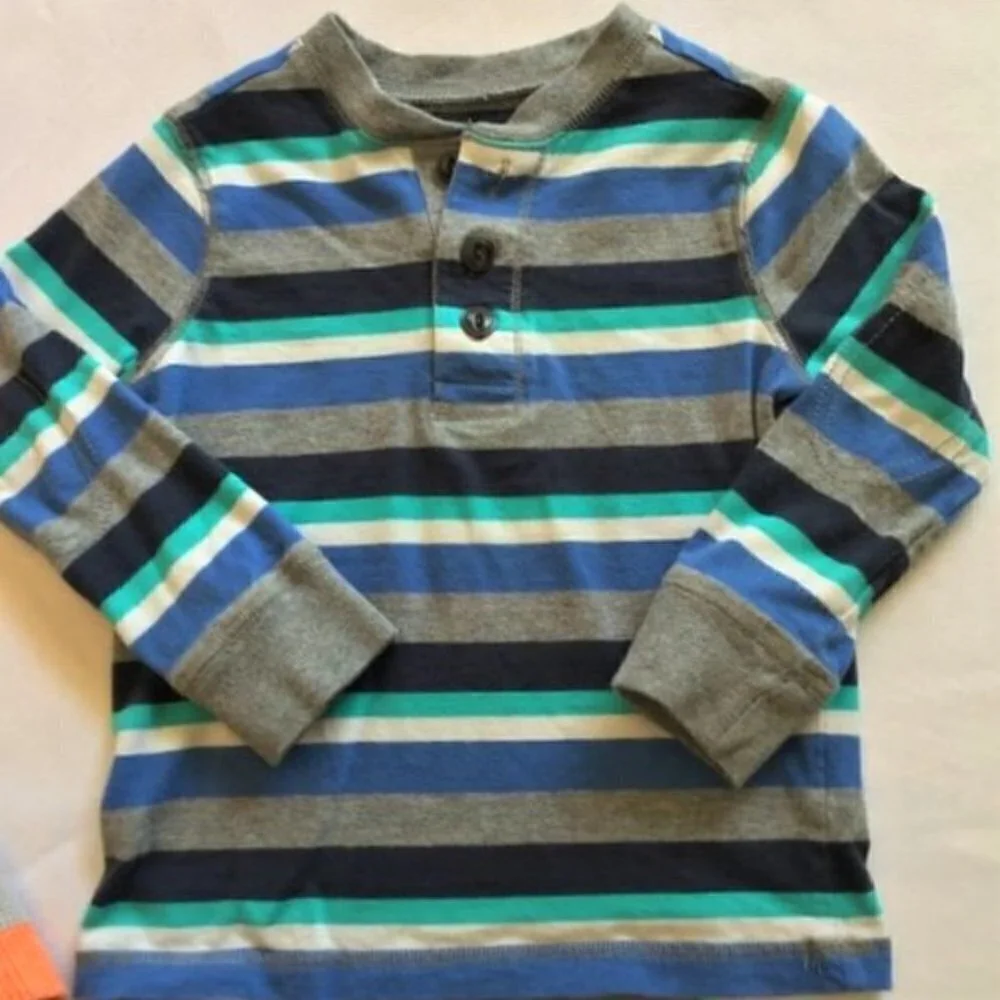 OSHKOSH B'GOSH  LONG SLEEVE STRIPED SHIRT